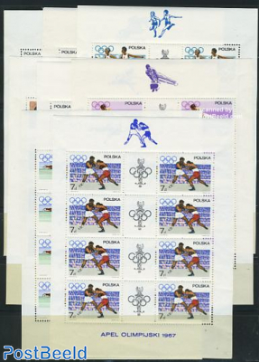 Olympic Games 8 minisheets