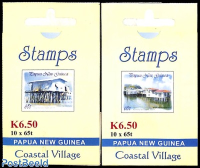 Coastal houses, 2 booklets
