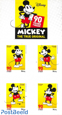 Mickey Mouse 4v s-a, foil booklet