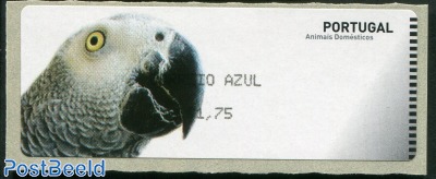 Automat Stamp, Parrot 1v (face value may vary) Correio Azul
