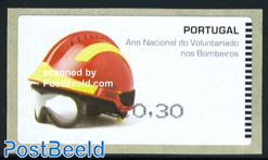 Automat stamp, voluntary fire brigade 1v