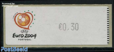 Automat stamp 1v, EC Football, large (face value may vary)