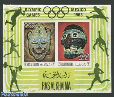Olympic Games Mexico s/s imperforated