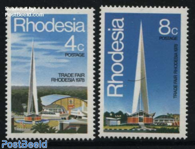 Rhodesia 1978 trade fair 2v
