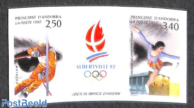 Olympic winter games 2v+tab [:T:], imperforated