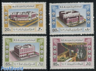Postal buildings 4v