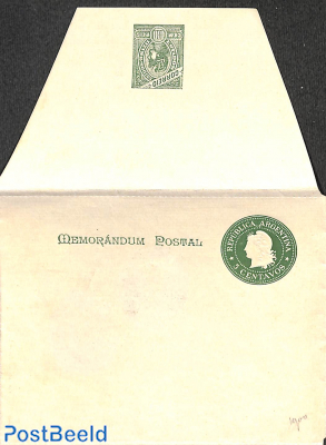 Letter sheet 5c Memorandum Postal