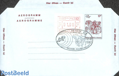 Aerogramme 17f with FIP postmark