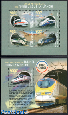 Railways Eurotunnel 2 s/s