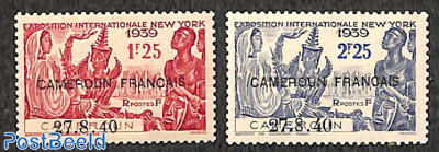 World expo overprints 2v