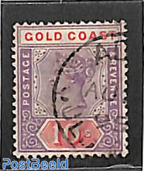 10sh, used, stamp out of set