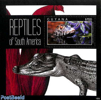 Reptiles of South America s/s