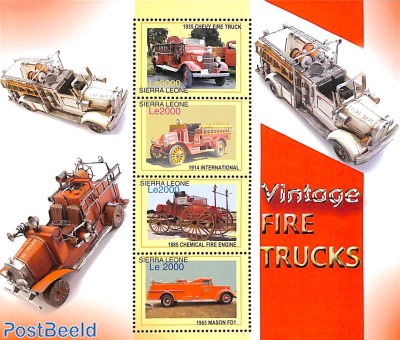 Vintage Fire Trucks 4v m/s