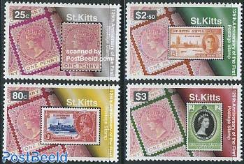 125 years stamps 4v