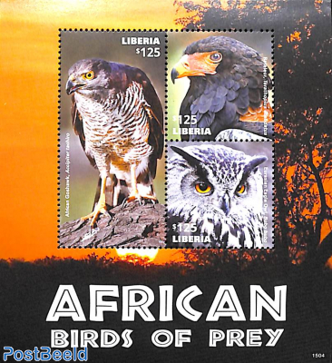 African birds of Prey 3v m/s