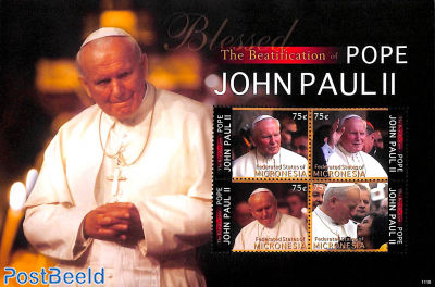 Beatification of pope John Paul II 4v m/s