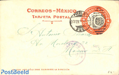 Postcard 4c, used