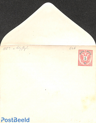 Envelope 5kr without flap stamp
