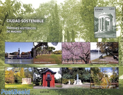 Historical parks of Madrid  s/s