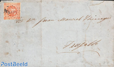 Folding letter from LAMBAYEQUE to Trujillo