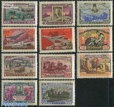 Stamp centenary 11v