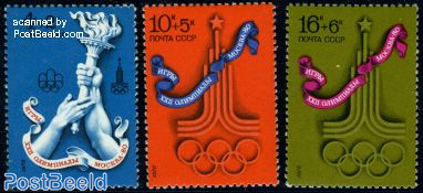 Olympic Games Moscow 1980 3v