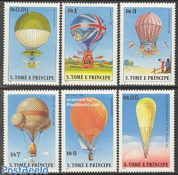 Aviation history, balloons 6v