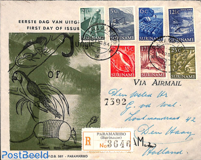 Definitives 7v, FDC Verbrugge cover