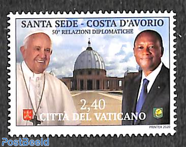 Joint issue with Ivory coast 1v