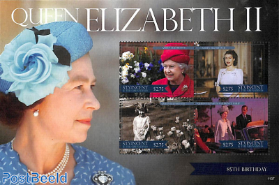 Queen Elizabeth II 4v m/s