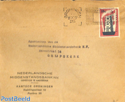 Letter with Europa stamp