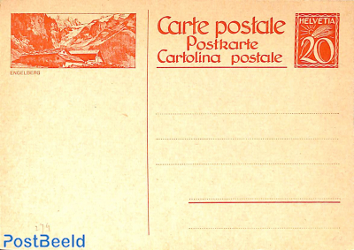 Illustrated postcard 20c, Engelberg