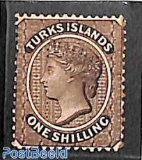 1sh, blackbrown, Stamp out of set
