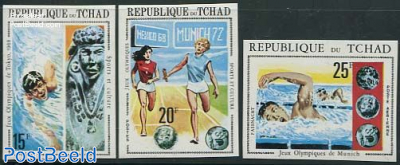 Olympic Games 3v, Imperforated