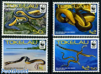 WWF, Yellow sea snake 4v