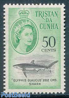 50c, Shark, Stamp out of set