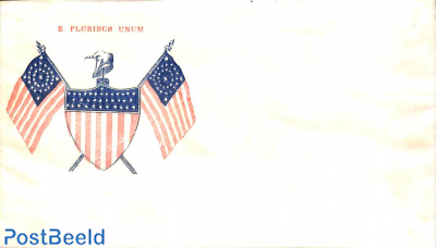 Civil war envelope, E. Pluribus Unum