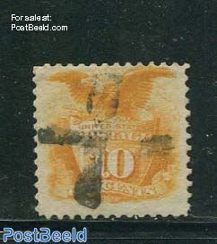 10c Orange, used