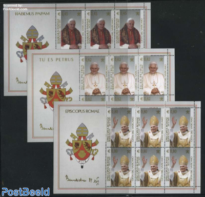 Pope Benedict XVI, 3 m/s