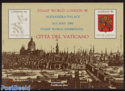 Stamp world london s/s (no postal value)