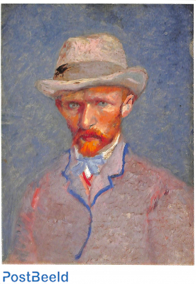 Vincent van Gogh, Self-Portrait with felt hat, 1887
