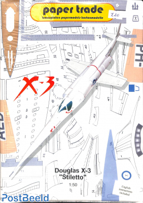 Bouwplaat Douglas X-3 'Stiletto'