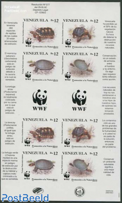 WWF, Turtles m/s imperforated