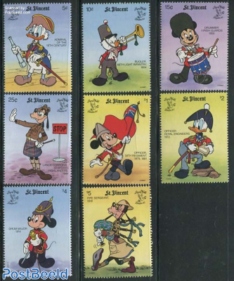 Stamp world/Disney 8v