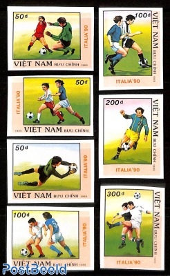 World Cup Football 7v, imperforated