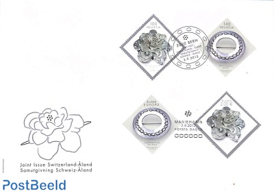 Joint issue cover Switzerland-Aland