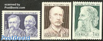 Nobel prize winners 1913 3v