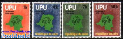UPU Centenary 4v