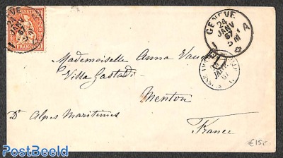 small envelope from Geneve