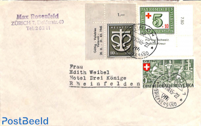 Letter from Zürich to Rheinfelden